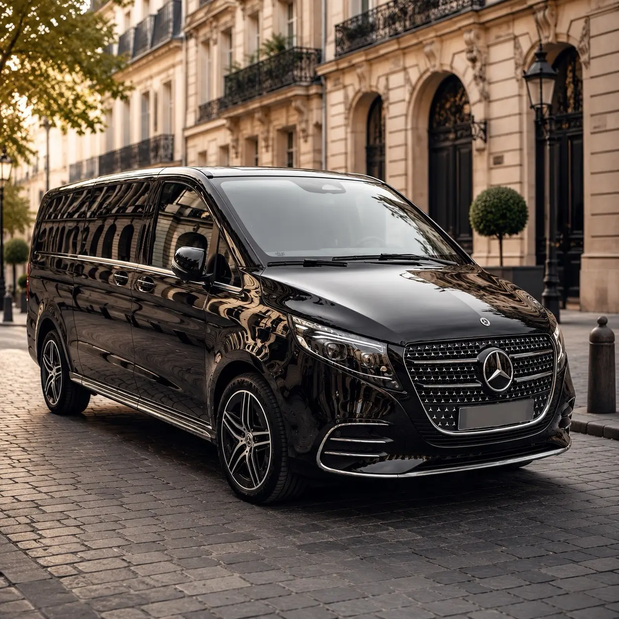 Paris Cab Direct private transfer vehicle in Paris